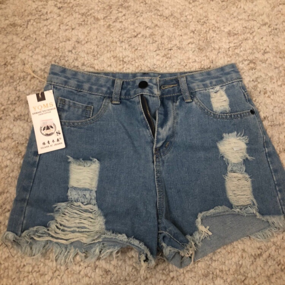 Denim shorts